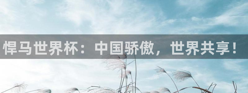 美洲杯直播：悍马世界杯：中国骄傲，世界共享！